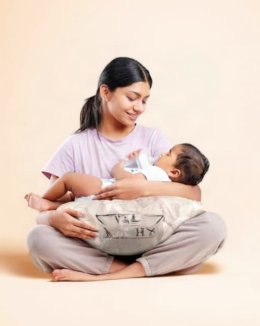Baby Feeding Pillow cum Infant Carriers – Blue